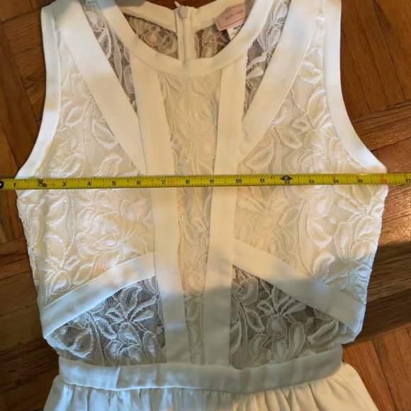 NWOT Love...Ady Lace Fit & Flare Dress White - Picture 5 of 9